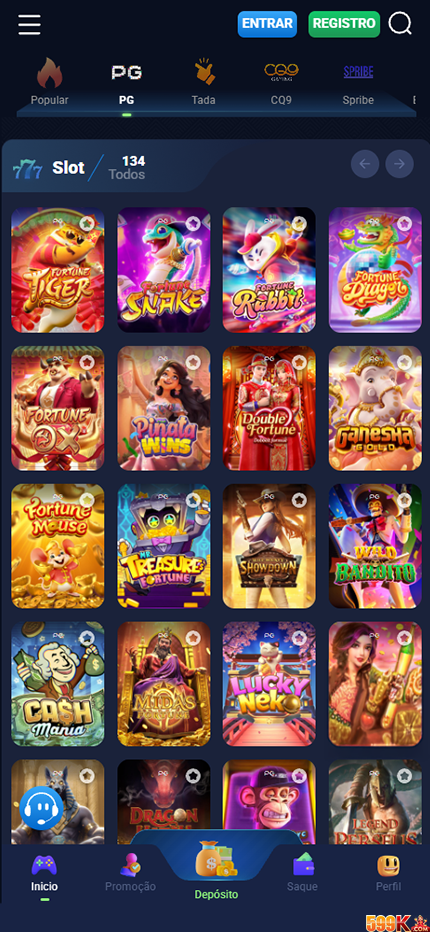 Prêmios Jogos 599k.com